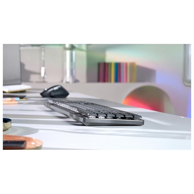 Logitech MX Mechanical Tastiera Rf Senza Fili  Bluetooth Qwerty Us International Grafite Grigio
