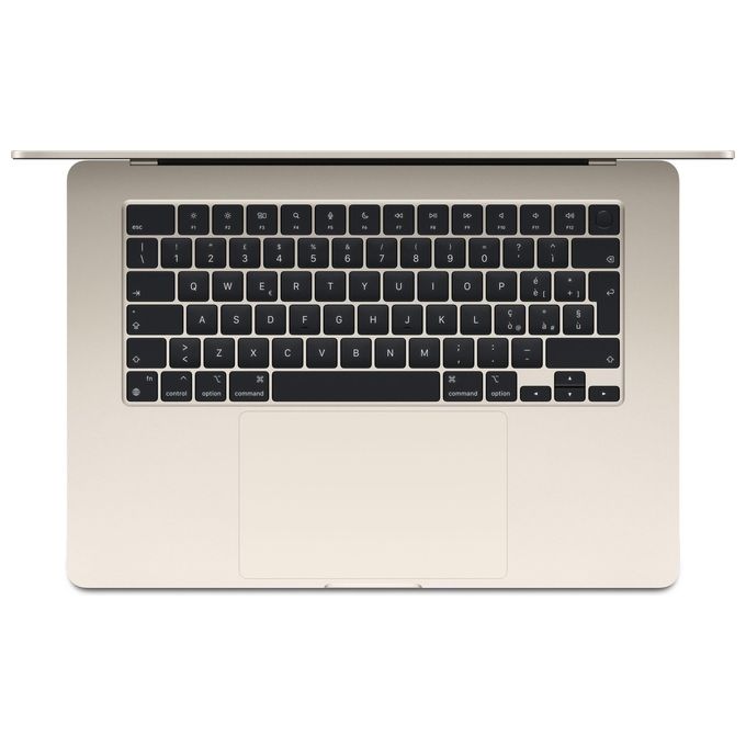 Apple MacBook Air 15'' con Chip M3 Display Liquid Retina 15.3'' Memoria Unificata 8Gb Archiviazione Ssd 512Gb Videocamera FaceTime HD 1080p Touch ID Galassia