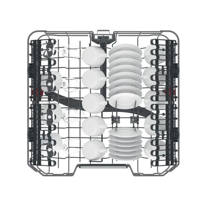Whirlpool WFO 3O41 PL X Lavastoviglie a libera installazione 14 Coperti Classe energetica C 10 Programmi 60 cm Acciaio Inox