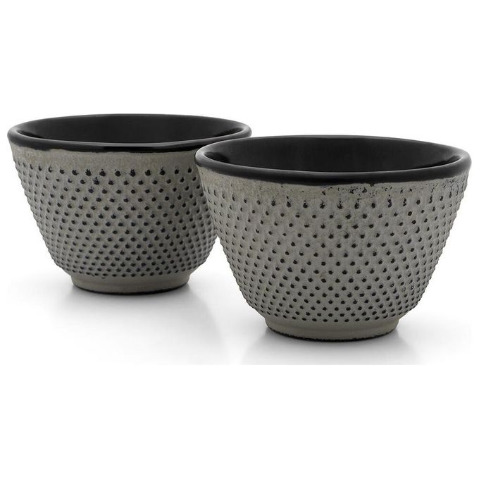 Bredemeijer Bicchieri da The Jang 78x53mm Grigio 2 Pezzi