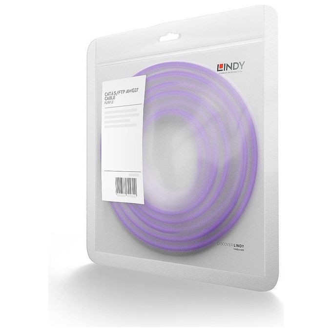 Lindy Rj45-rj45 Cat6 1.5mt Cavo di Rete Viola 1.5mt S-ftp (S-stp)