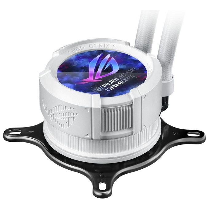 ASUS ROG Strix LC III 360 Argb White Edition Case per Computer Raffreddatore di Liquidi Tutto in Uno 12 Cm Bianco