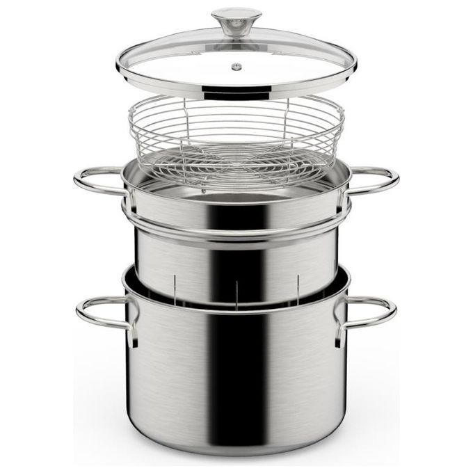 Lagostina 010166020922 Pastaevapore 22cm Speciali Acciaio