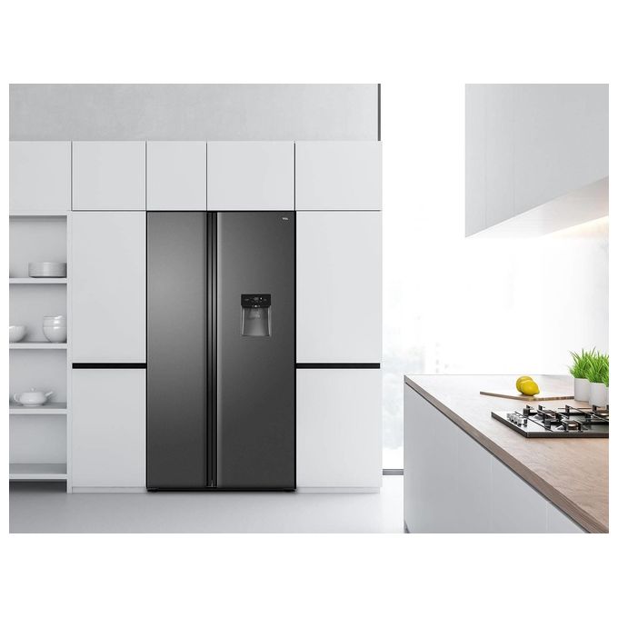 TCL RP503SSF0 Frigorifero Side by Side 631 litri Total No Frost Classe F Argento scuro