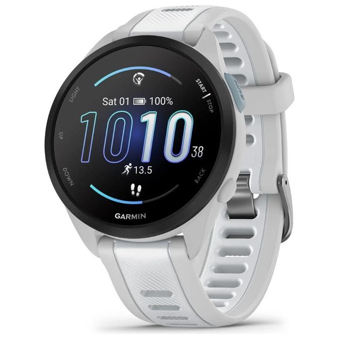 Garmin Forerunner 165 43mm 1.2'' GPS Sport Salute Notifiche Mist grey-Whitestone