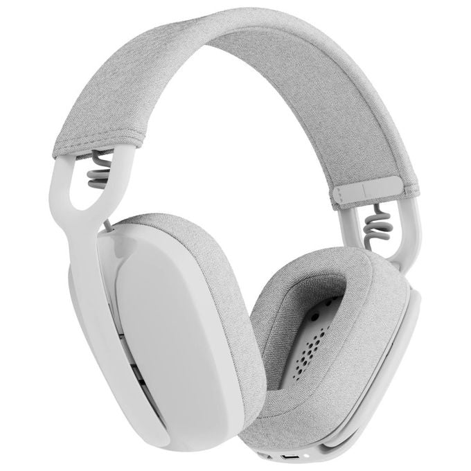 Logitech Zone Vibe 100 Auricolare Wireless a Padiglione Musica e Chiamate Bluetooth Bianco