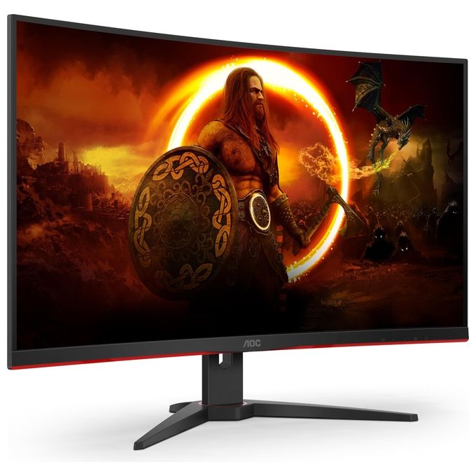 AOC Monitor 31.5'' LED VA Curvo Gaming C32G2ZE 1920 x 1080 FHD Tempo di Risposta 1 ms Frequenza di Aggiornamento 240 (Hz)