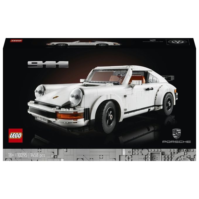 LEGO 6332964 Icons Set di Costruzione Porsche 911 1458 Pezzi colore Arancione scuro e nocciola