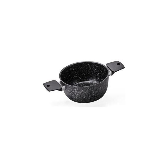 Moneta Batteria di Pentole 8 Pezzi Alluflon Magnolia Stone Black