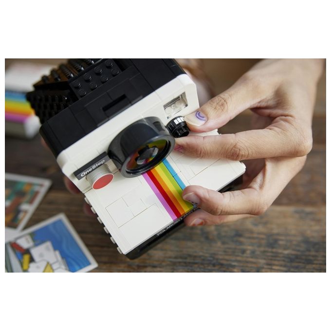 LEGO Ideas Fotocamera Polaroid OneStep SX-70 21345 Modellismo da Costruire per Adulti, Regali Creativi, Oggetti da Collezione