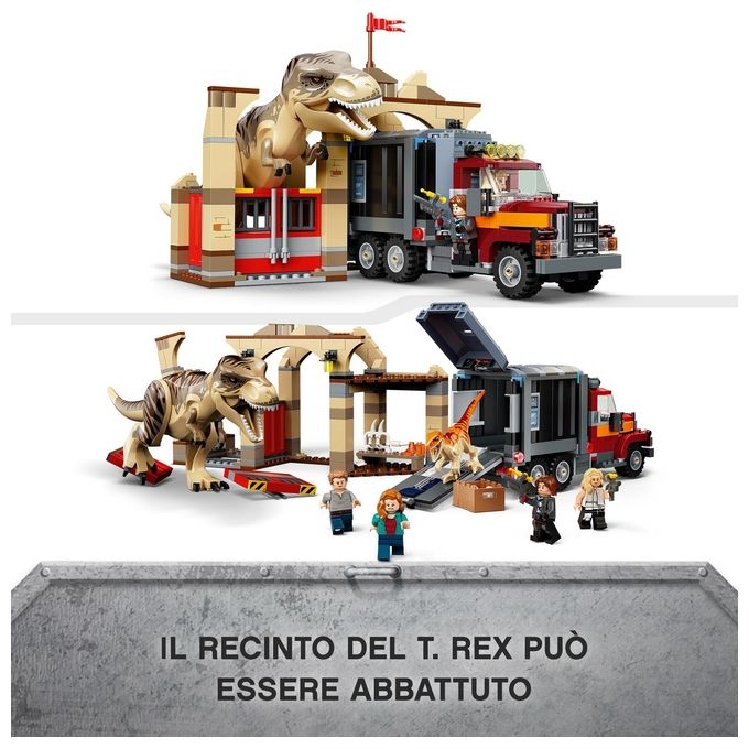 LEGO Jurassic World la Fuga del T.Rex e dell'Atrociraptor