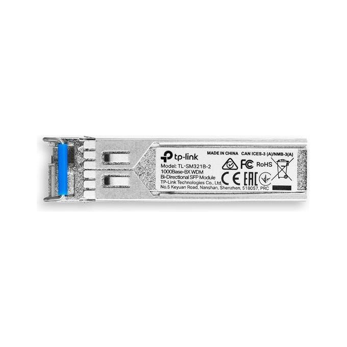 TP-Link TL-SM321B Modulo del Ricetrasmettitore di Rete Fibra Ottica 1250 Mbit-s SFP