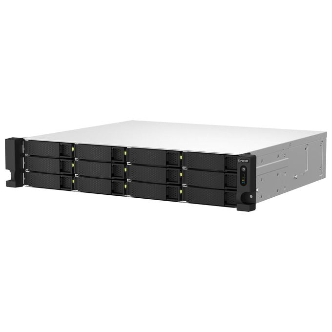 QNAP TS-1264U-RP Server NAS 12 Alloggiamenti Montabile in Rack SATA 6Gb-s RAID RAID