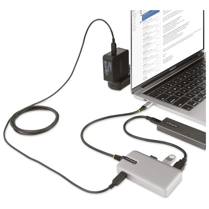 StarTech.com Networking Hub Usb-C a 4 Porte Usb-a-c 3x Usb-a-1x Usb-c 100W Pd 10Gb