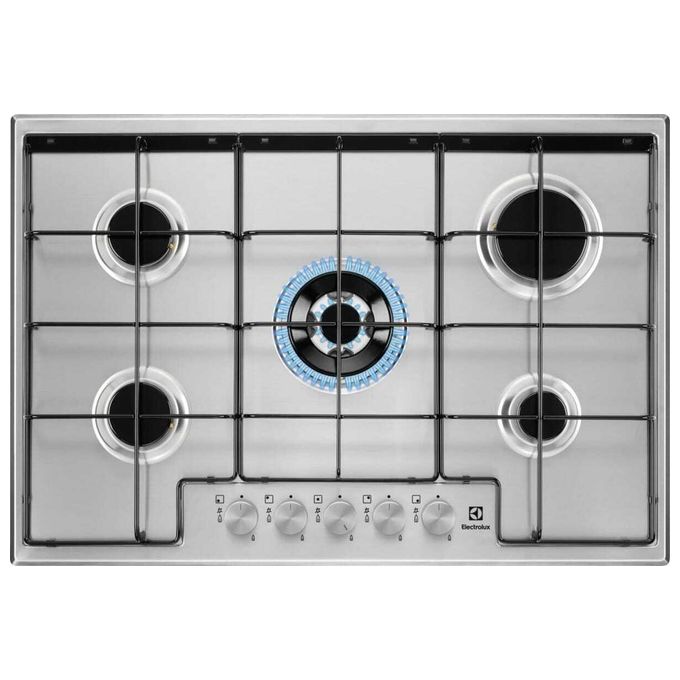 Electrolux EGS7534X Piano Cottura a Gas 5 Zone 75 cm Inox