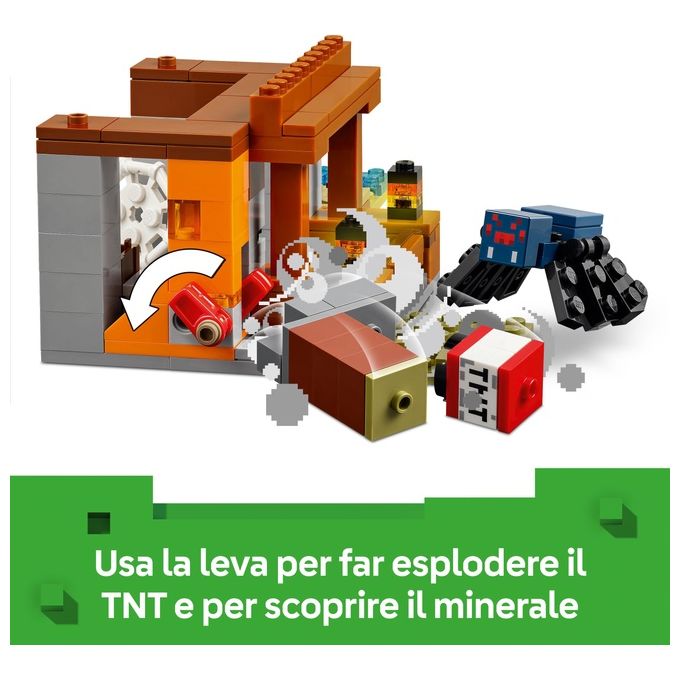 LEGO Minecraft Spedizione nella Miniera dell'Armadillo
