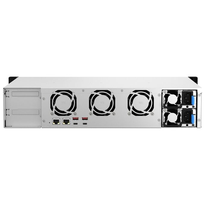 Qnap TS-873AU-RP NAS Armadio 2U Collegamento Ethernet LAN Grigio V1500B