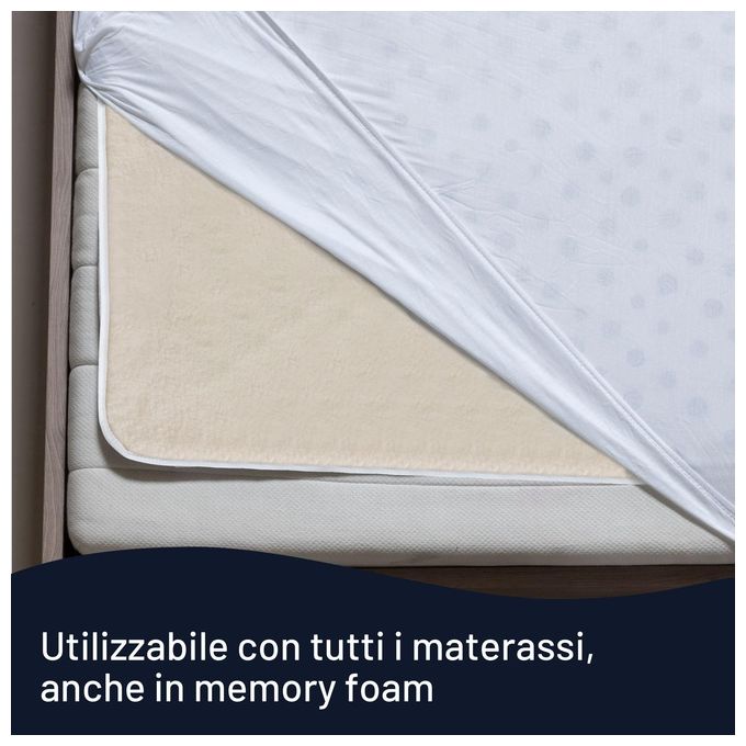 Imetec Scaldasonno Adapto S 6T 100% Lana e Merino 150x80cm