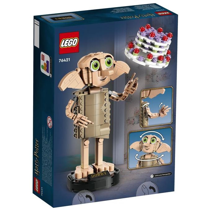 LEGO Harry Potter 76421 Dobby l'Elfo Domestico, Modello Snodabile di Personaggio Iconico, Gioco da Collezione, Regalo 8+ Anni