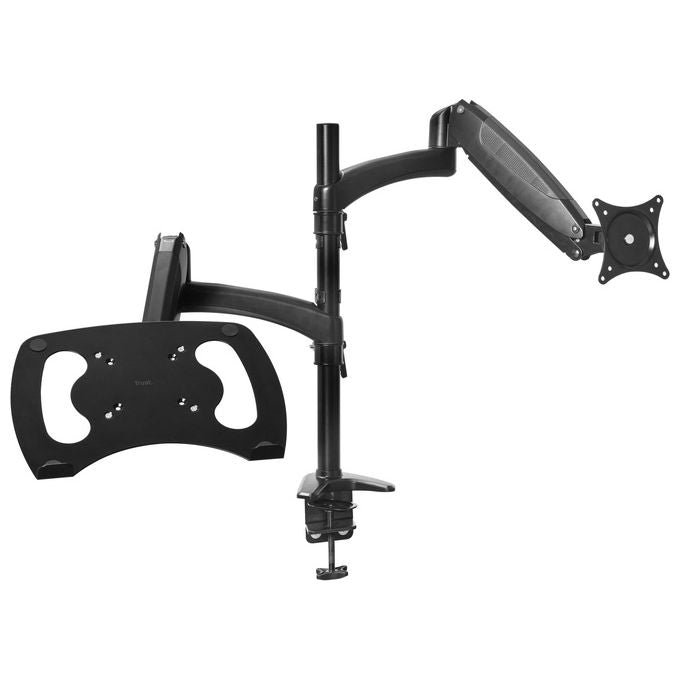 Trust Mara Supporto Monitor Scrivania 32'' Nero