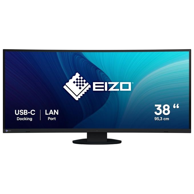 EIZO Monitor 37.5'' LED Curvo FlexScan EV3895-BK 3840x1600 UltraWide Quad HD+ Tempo di Risposta 5 ms
