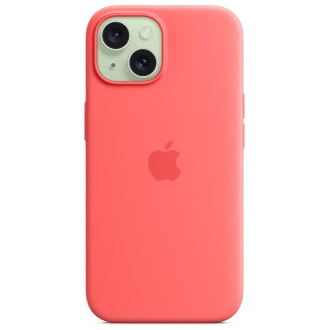 Apple Custodia MagSafe in Silicone per iPhone 15 Guava ​​​​​​​