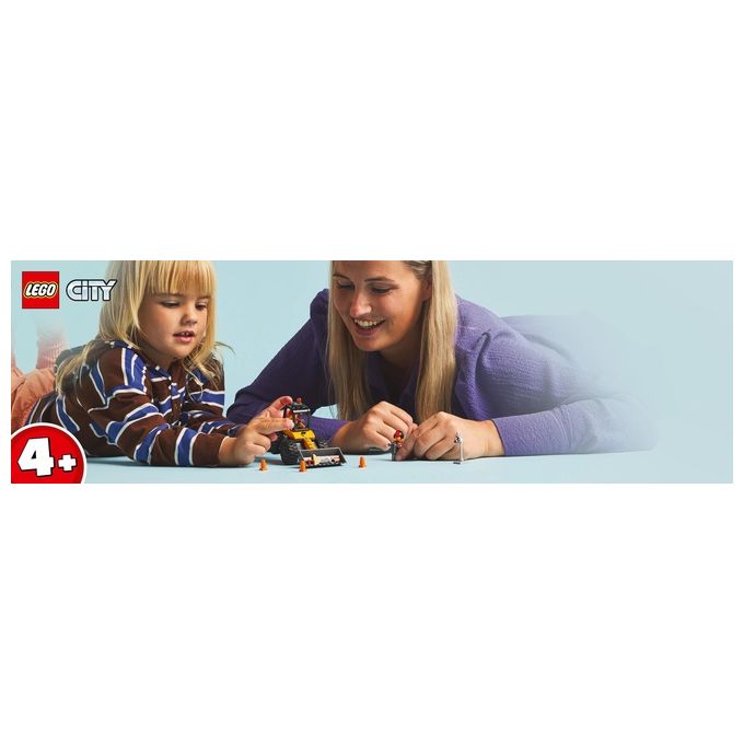 LEGO Veicolo Pala Gommata Gialla Set 60450 per Bambini Linea City Great Vehicles
