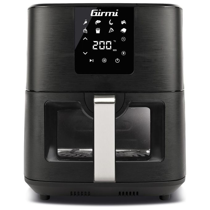 Girmi FG79 Friggitrice ad Aria 1700W 9 Litri con Finestra Digitale e con Ricettario