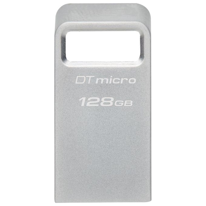 Kingston Technology DataTraveler Micro Chiavetta USB 128Gb USB Tipo A 3.2 Gen 1 Argento