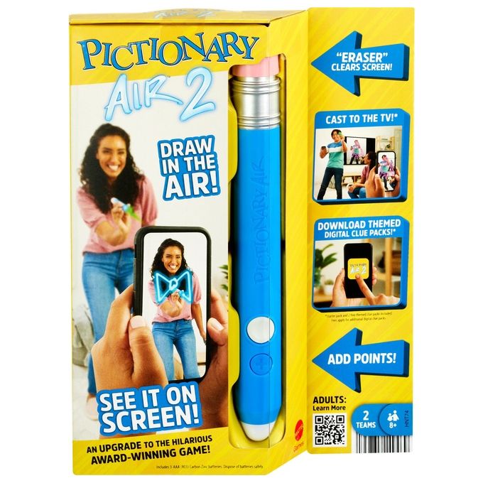 Mattel Pictionary Air 2 Gioco da Tavolo Disegno