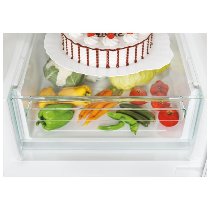Candy CCE3T618FS Frigorifero Combinato Capacita' 342 Litri Classe energetica F No Frost 185 cm Argento