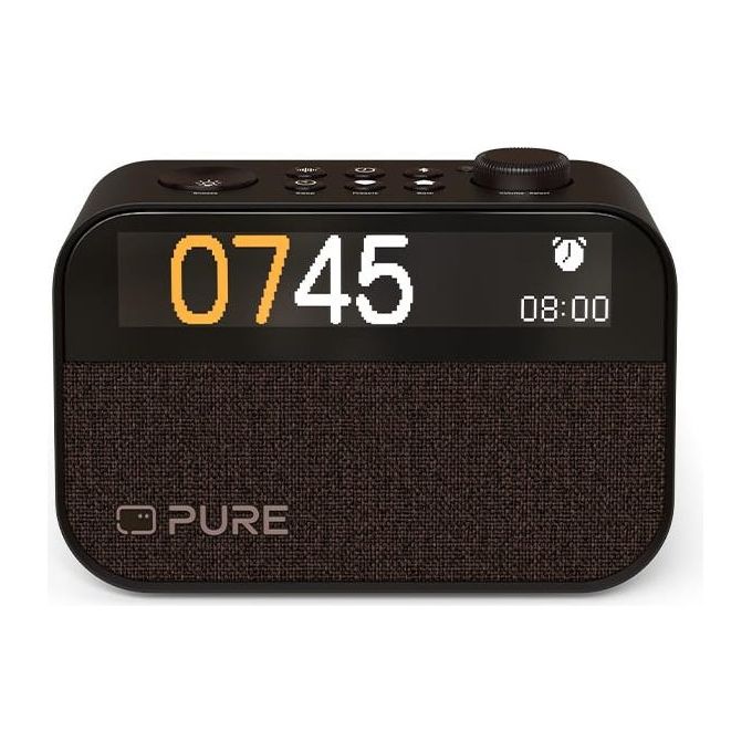Pure Moment Charge Radiosveglia Coffee Black