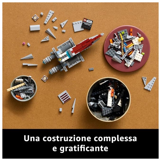 LEGO Star Wars 75404 Nave d'Assalto Classe Acclamator, Modellino da Costruire di Astronave da Collezione con Supporto, Idea Regalo di Compleanno per Adulti, Uomo, Donna e Fan dell'Attacco dei Cloni