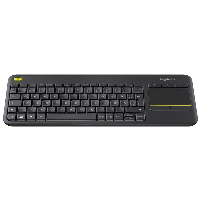 Logitech Touch K400 Plus Tastiera Wireless QWERTZ Nero