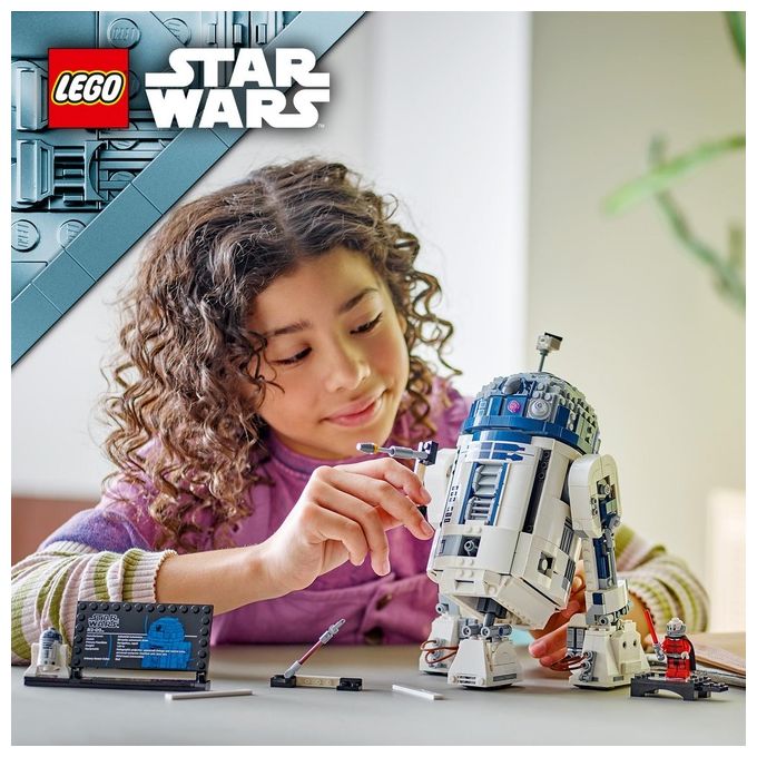 LEGO Star Wars 75379 R2-D2, Modellino da Costruire di Droide con Parti Mobili e Accessori, Giochi Bambini 10+ con Minifigure