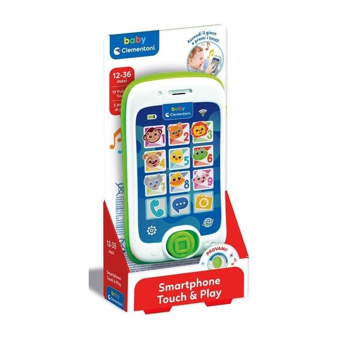 Clementoni Prime Attivita' Baby Smartphone Touch e Play