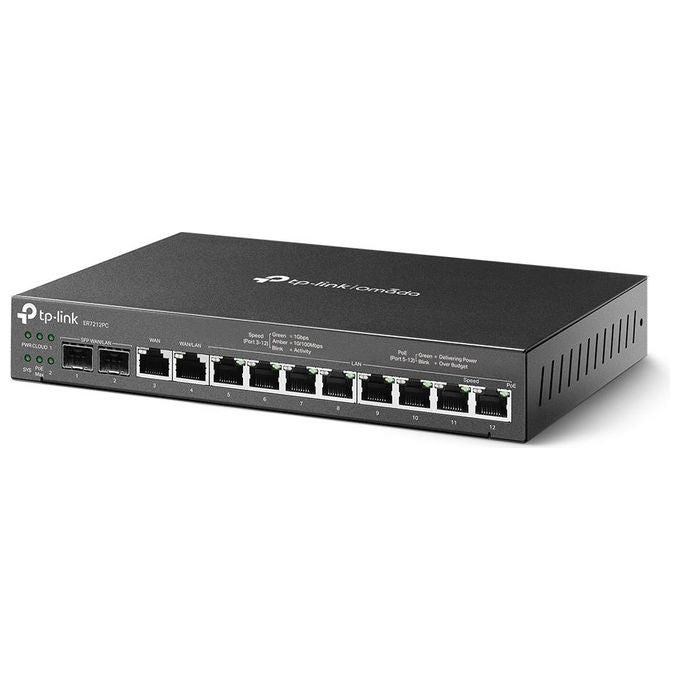 TP-Link ER7212PC Router Cablato Gigabit Ethernet Nero