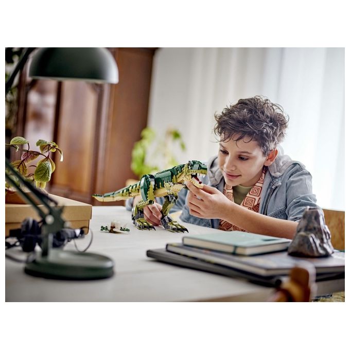 LEGO Creator 3 in 1 T. Rex Dinosauro Giocattolo Trasformabile in 3 Modellini Snodabili come Triceratopo e Pterodattilo Giochi per Bambini e Bambine da 9 Anni Idea Regalo di Compleanno 31151