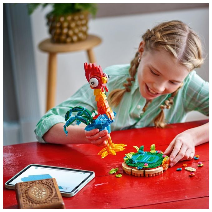 LEGO Heihei ǀ Disney dal Film Vaiana 2 Modello di Animale da Costruire con Parti Snodabili e Espositore Giochi per Bambini e Bambine da 9 Anni in su Idea Regalo di Compleanno da Collezione 43272