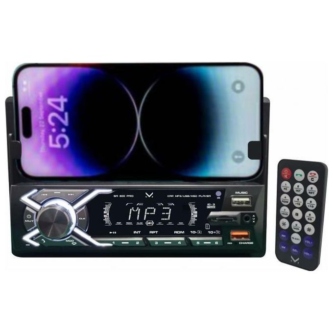 New Majestic Lettore Car SA-600 Pro Bluetooth Doppio Din Supporto Smartphone Senza Radio