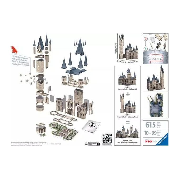 Ravensburger Puzzle Ravensburger 11277 3d Torre Astronomica Harry Potter