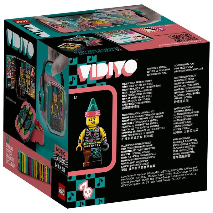 LEGO Vidiyo Punk Pirate BeatBox Creatore Video Musicali con Pirata