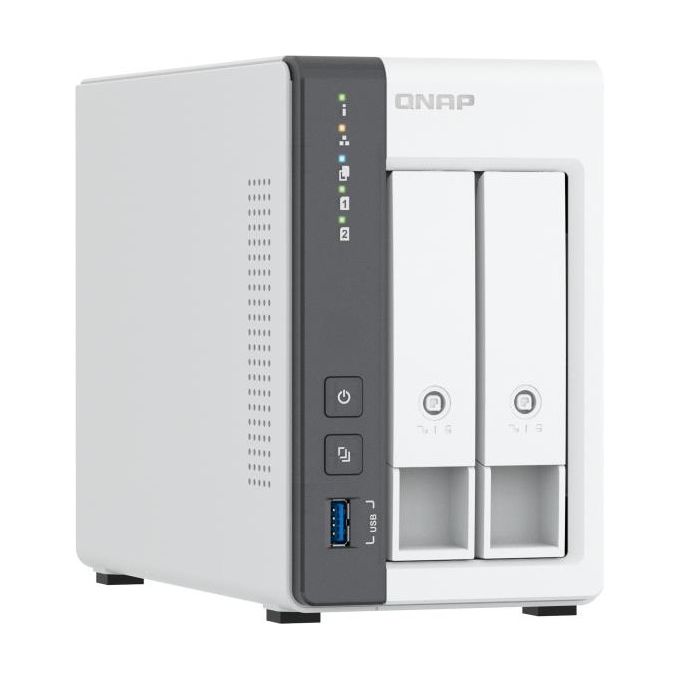 Qnap TS-216G Server Nas e di Archiviazione Tower Cortex-a Cortex-A55 4Gb Hdd Bianco