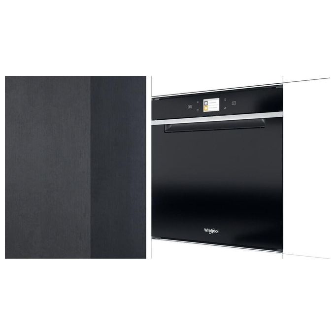 Whirlpool W9I OM2 4S1 H Forno Elettrico Multifunzione da Incasso Capacita' 73 Litri Classe Energetica A+ 8 Programmi Tecnologia 6° SENSO 59,5 cm Nero-Acciaio Inossidabile