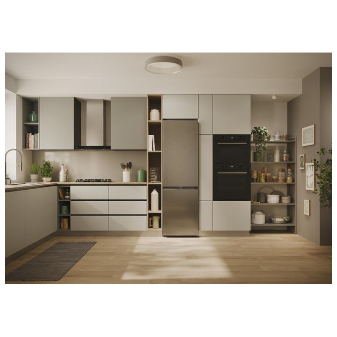 Candy Fresco 300 CNCQ2T518EX Frigorifero Libera installazione 2 porte No Frost Connettivita' Contenuti extra Classe E Inox