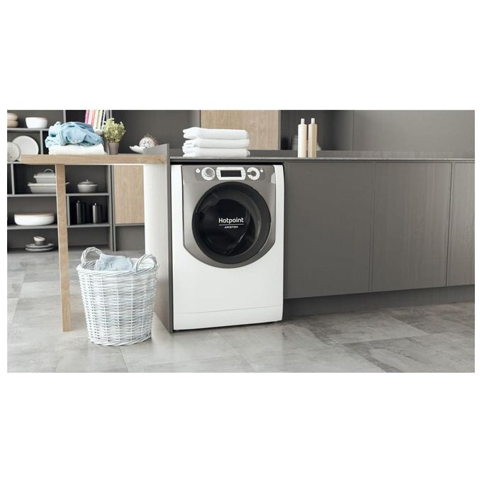 Hotpoint AQ104D497SD EU-B N Lavatrice Carica Frontale Steam Refresh Vapore Igienizzante Classe energetica B Capacita' di carico 10 Kg Centrifuga 1400 giri Motore Inverter