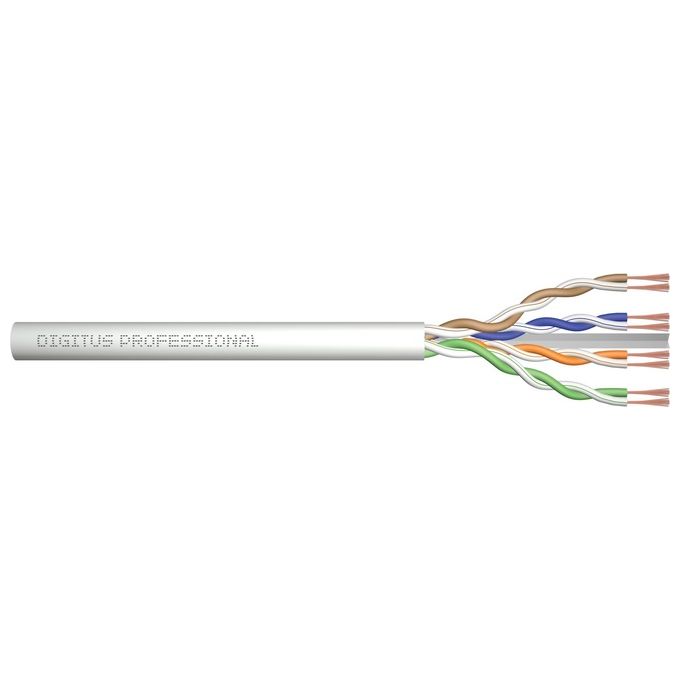 Digitus Cavo Flessibile non Schermato Utp Halogenfree per Reti Categoria 6A in Rame Matassa 305mt