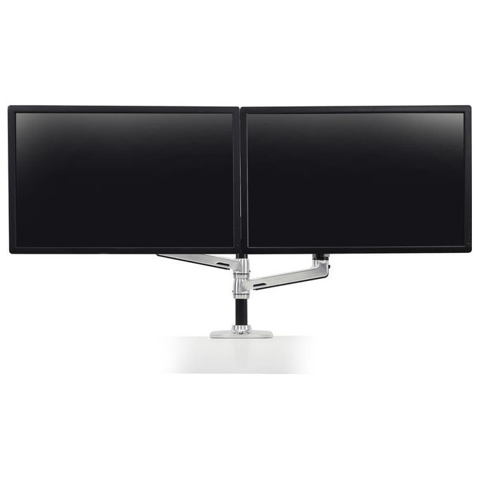 Ergotron lx Redesign dual arm pole Mount 2 flat Panel or fp and Notebook