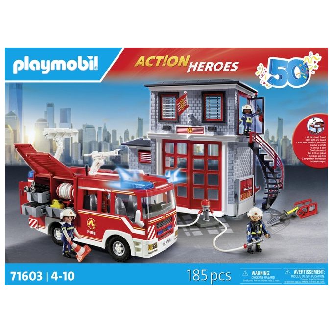 Playmobil Mega Set dei Vigili del Fuoco Action Heroes