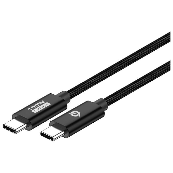 Conceptronic ETTA02B20 Cavo Usb Usb 3.2 Gen 2 (3.1 Gen 2) 2mt Usb C Nero
